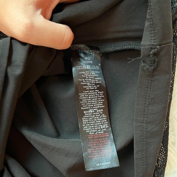 I.code Black Lace Dress Sporty Style - Picture 5 of 10